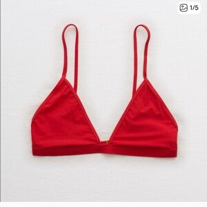 po swim by ava frati red bikini top M